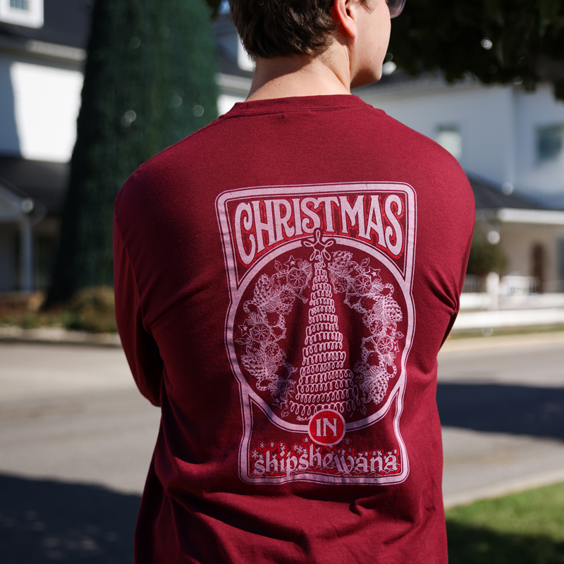 Christmas in Shipshe Long Sleeves - Maroon
