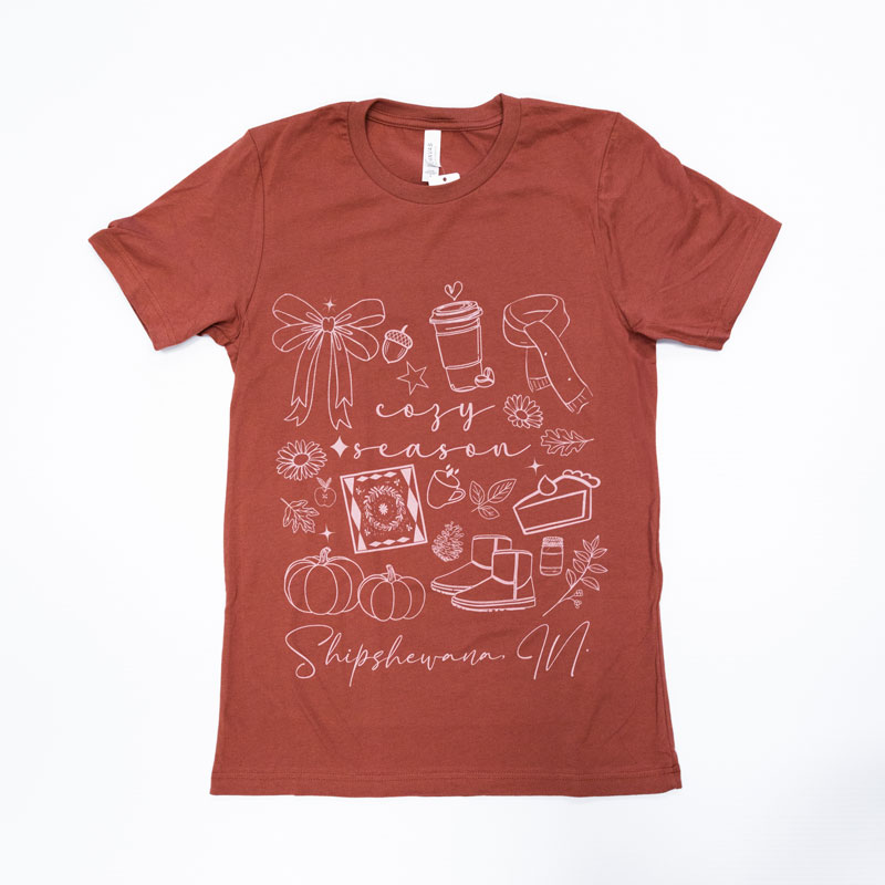 Cozy Season T-Shirt - Clay